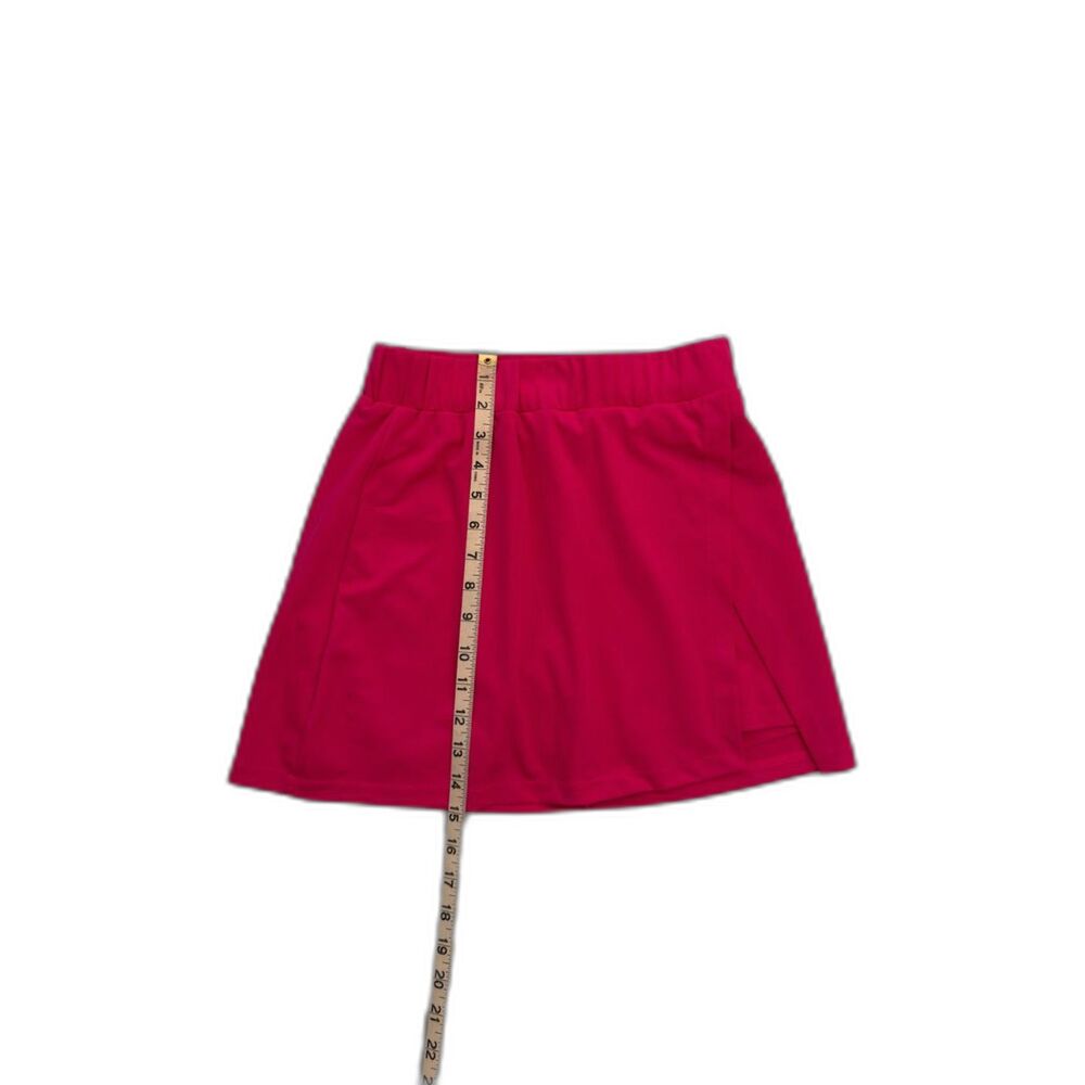 Skort Hot Pink Front Slit Media Pocket Activewear Size Small - Picture 6 of 7